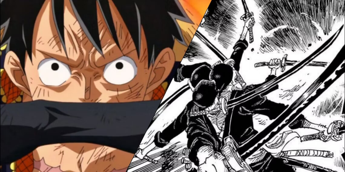 Straw hat pirates Luffy-and-Zoro-Using-Haki